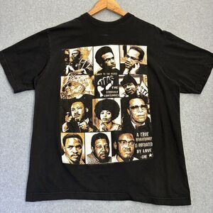 Black Revolutionary Power To The People Mens Large T Shirt ICEDOUT